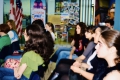  ბიბლიოთეკას ოფიციალური ვიზიტით ეწვივნენ საქართველოში ამერიკის შეერთებული შტატების საელჩოს კულტურის ატაშე ივენ კალი, ამერიკული სივრცეების რეგიონული მრჩეველი ემი სმიტი და ამერიკული სივრცეების კოორდინატორი საქართველოში გეგა გაბუნია.